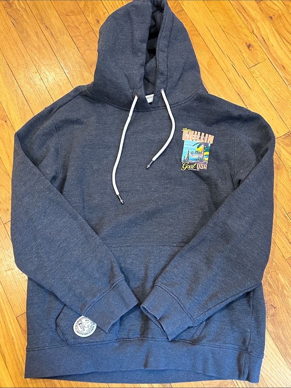 GOAT Pullover Hoodie - Navy